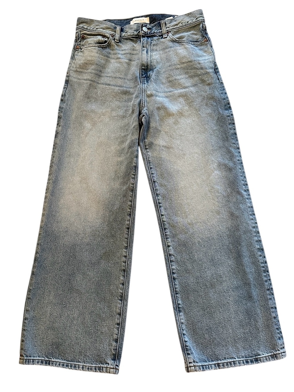 PacSun Extreme Baggy Jeans Mens Tag 32x30 Light Wash Wide Leg Skater Y2K Denim